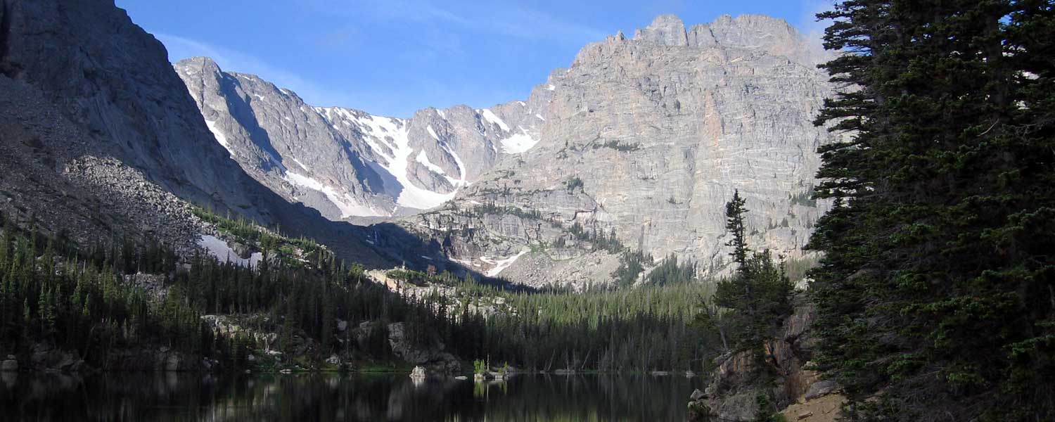 The Loch and Cathedral Wall, Rocky Mountain National Park