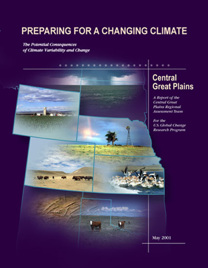 Central Great Plains Climate Change Assessment Report Cover